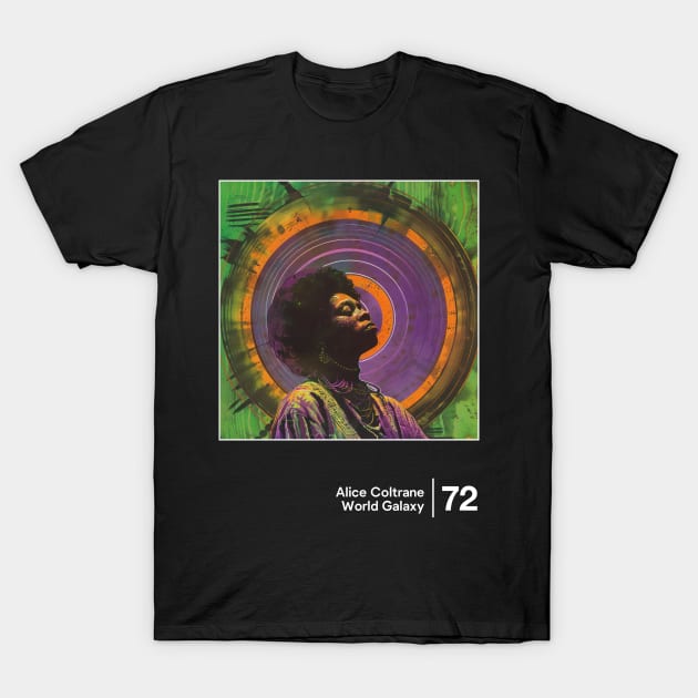 World Galaxy - Minimalist Graphic Artwork Design T-Shirt by saudade